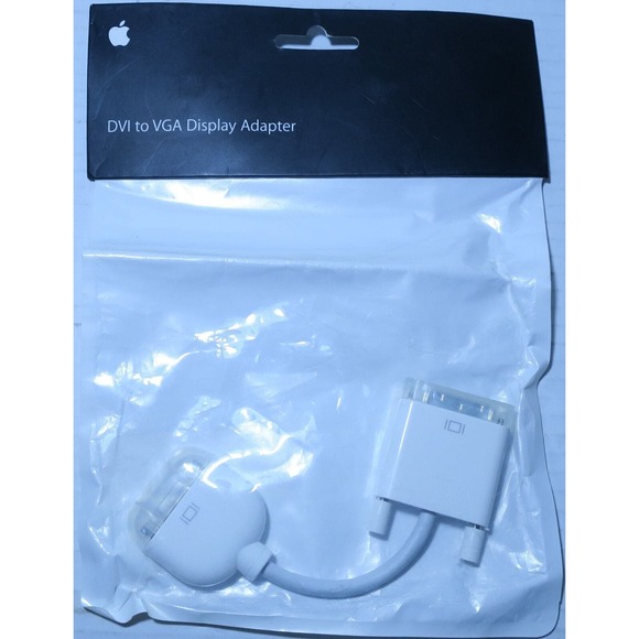 Genuine OEM Apple DVI to VGA Display Adapter 🏅 - Picture 1 of 5